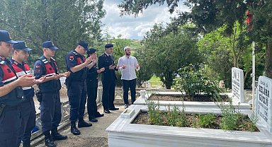 Kırklareli Jandarması şehitleri unutmuyor