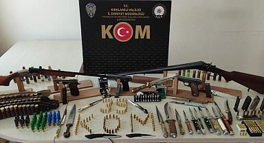Kırklareli'nde silah kaçakçılığı operasyonu: 2 şüpheli tutuklandı