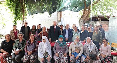 Kızılcaköylü kadınlardan Başkan Atay'a teşekkür