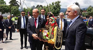 KKTC Cumhurbaşkanı Ersin Tatar Bolu'da