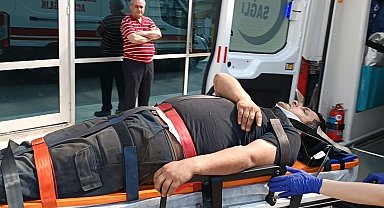 Kocaeli'de 2.5 metre yükseklikten düşen işçi yaralandı