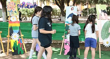 Kolej öğrencilerinden resim sergisi