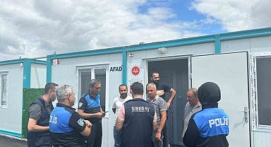 Konteynerde kalan depremzedeye siber suç uyarısı