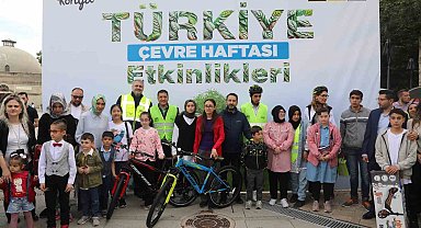 Konya Büyükşehir Çevre Haftası ve Dünya Bisiklet Günü Etkinliği düzenledi