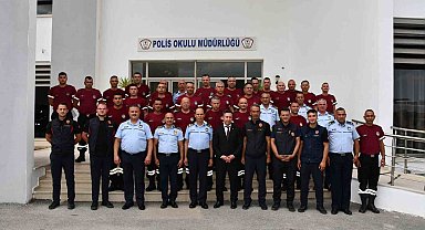 Konya Büyükşehir İtfaiyesi KKTC Genel Kuvvetler Komutanlığı İtfaiye personeline eğitim verdi