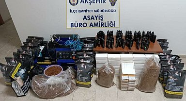 Konya'da kaçak tütün operasyonu: 2 tutuklama