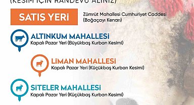 Konyaaltı'nda randevulu ücretsiz kurban kesimi