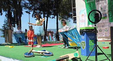 Köyceğiz'de ileri dönüşüm ürünleriyle defile gerçekleştirildi