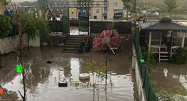 Kulp'u fırtına ve sağanak vurdu
