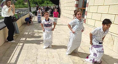 Kur'an kursu öğrencileri gönüllerince eğlendi