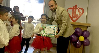 Kuran-ı Kerim okuyan çocuklar için tören düzenlendi