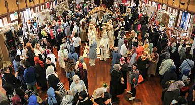 Kursiyerlerin el emeği ürünleri görücüye çıktı