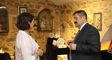 Kursiyerlerin el emekleri görücüye çıktı