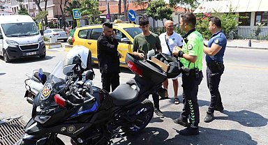Kuşadası'nda kurallara uymayan motosiklet sürücülerine rekor ceza