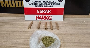 Kütahya'da iki şahsın üzerinde uyuşturucu ele geçirildi