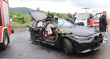 Kuzey Marmara Otoyolu'nda feci kaza: 2'si ağır, 3 yaralı