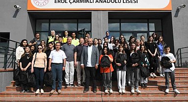 Lise öğrencilerine deprem çantası