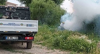 Malatya'da haşere ile mücadele çalışmaları sürüyor