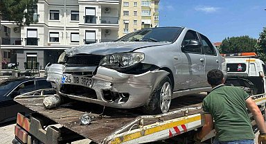 Maltepe'de kontrolden çıkan otomobil dondurma dükkanına daldı