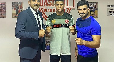 Manavgatlı boksör verdiği sözü tuttu