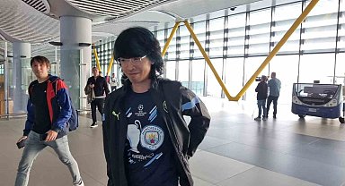 Manchester City taraftarları İstanbul'a geldi