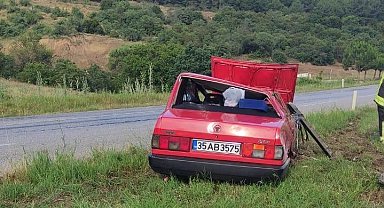 Manisa'da trafik kazası: 2'si çocuk 3 yaralı