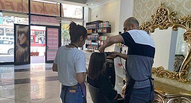 Mardin'de kuaförlerde bayram yoğunluğu