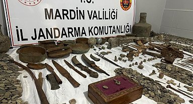 Mardin'de tarihi eser operasyonu: Yaklaşık 22 bin parça ele geçirildi