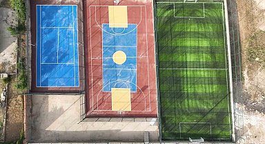 Mardin'de yarım bırakılan spor alanları tamamlandı