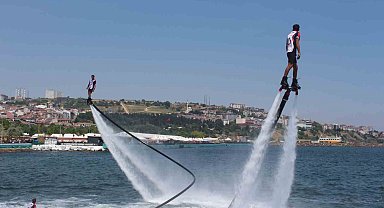 Marmara Denizi'nde muhteşem dans
