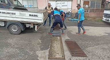 MASKİ sağanak yağış uyarısı sonrasında tüm ekipleri ile sahada