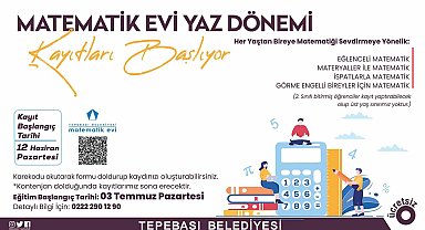 Matematik Evi'nde yaz dönemi kayıtları başlıyor
