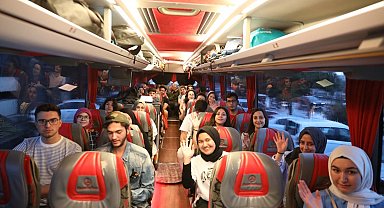 Melikgazi, yeşilaycı gençleri Çanakkale'ye uğurladı