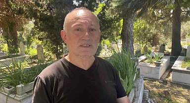 Merdivende kurulan pusuda öldürülen kadını mezarı başında andılar