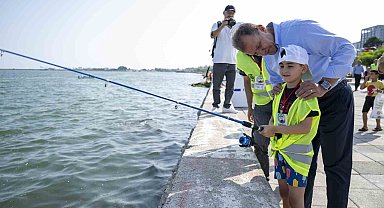 Mersin'de 'Ba'balık balık tutma yarışması' gerçekleştirildi