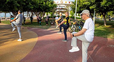 Mersinliler güne sporla başlıyor