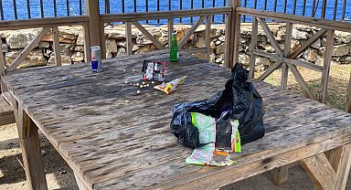 Mesire alanında tepki çeken görüntüler