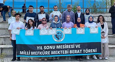 Millî Mefkûre Mektebi mezuniyet töreni yapıldı