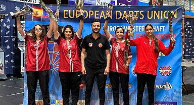 Milli dartçılar Avrupa şampiyonu oldu