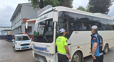 Minibüslere güzargah denetimi