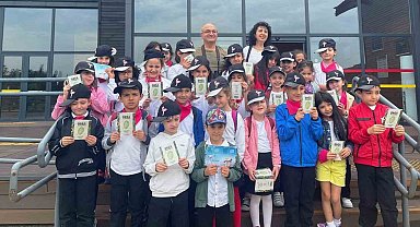 Minik öğrenciler Hersek Lagünü'ne hayran kaldılar