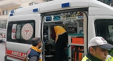 Motosiklet çalan hırsızı tekmeyle durdurdu