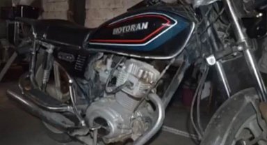 Motosiklet hırsızı kıskıvrak yakalandı