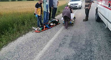 Motosikletler kafa kafaya çarpıştı: 4 yaralı