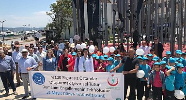 Mudanya'da izmaritler toplandı