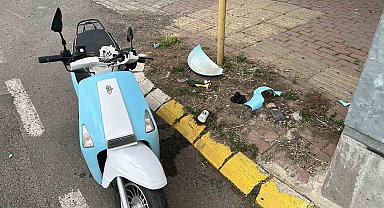 Muratlı'da motosiklet kazası: 1 yaralı