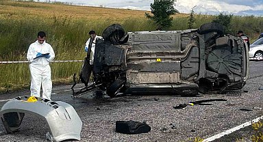 Nevşehir'de virajı alamayan otomobil takla attı: 1 ölü, 3 yaralı