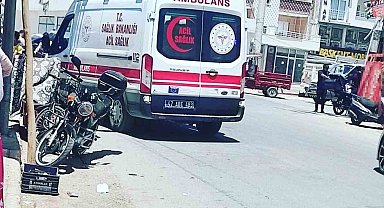 Nusaybin'de otomobil ile motosiklet çarpıştı: 1 yaralı