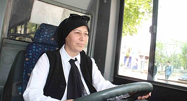 O, Afyonkarahisar'ın tek kadın otobüs şoförü
