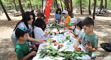 Öğrenciler, doğayı resmetti